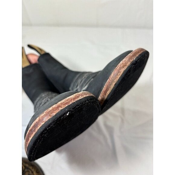 Bronco West Leather Ankle Boot Womens Size 5.5-6 US - Picture 11 of 12